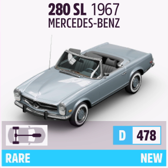 1967 MERCEDES-BENZ 280 SL