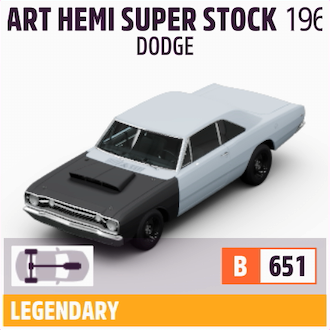 1968 DODGE DART HEMI SUPER STOCK
