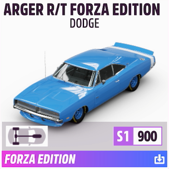 1969 DODGE CHARGER R/T FORZA EDITION