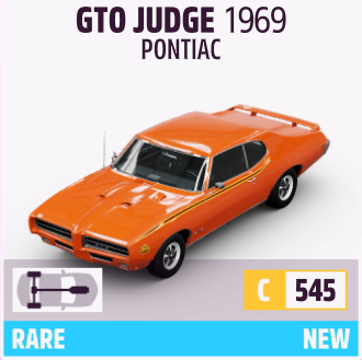 1969 PONTIAC GTO JUDGE