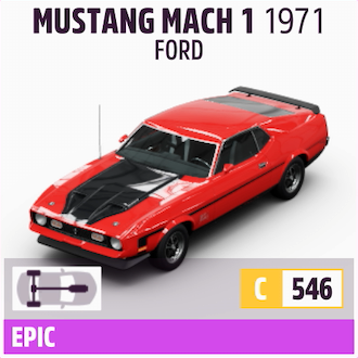 1971 FORD MUSTANG MACH 1