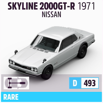 1971 NISSAN SKYLINE 200GT-R