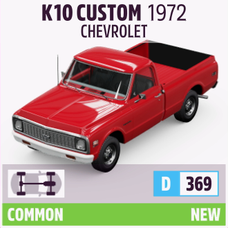 1972 CHEVROLET K10 CUSTOM