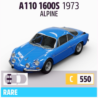 1973 ALPINE A110 1600S