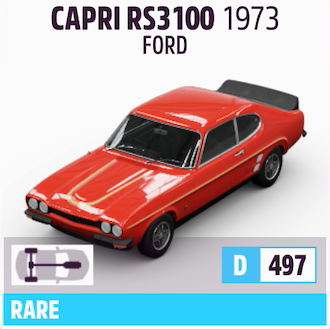 1973 FORD CAPRI RS3100