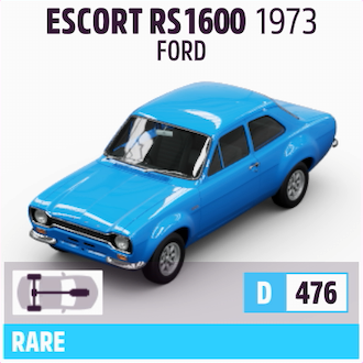 1973 FORD ESCORT RS1600