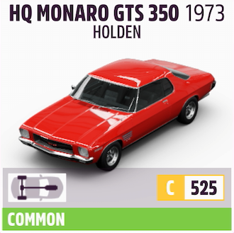 1973 HOLDEN HQ MONARO GTS 350