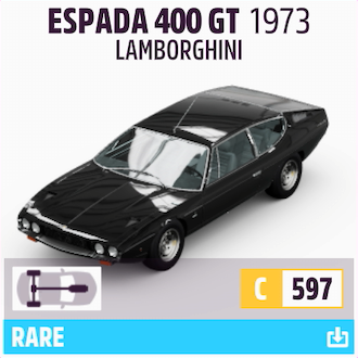 1973 LAMBORGHINI ESPADA 400 GT