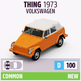 1973 VOLKSWAGEN THING