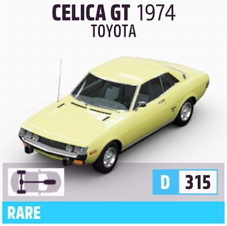 1974 TOYOTA CELICA GT