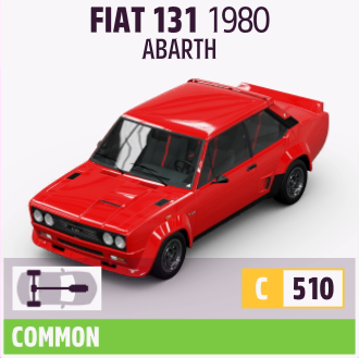 1980 ABARTH FIAT 131
