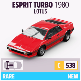 1980 LOTUS ESPRIT TURBO
