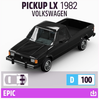 1982 VOLKSWAGEN PICKUP LX