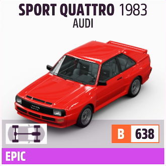 1983 AUDI SPORT QUATTRO
