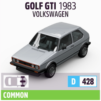 1983 VOLKSWAGEN GOLF GTI