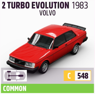 1983 VOLVO 242 TURBO EVOLUTION