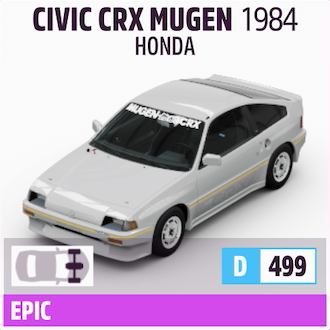 1984 HONDA CIVIC CRX MUGEN
