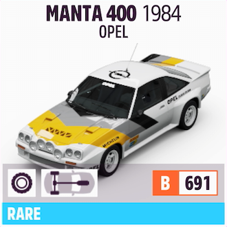 1984 OPEL MANTA 400
