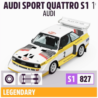 1986 AUDI #2 AUDI SPORT QUATTRO S1