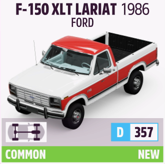 1986 FORD F-150 XLT LARIAT