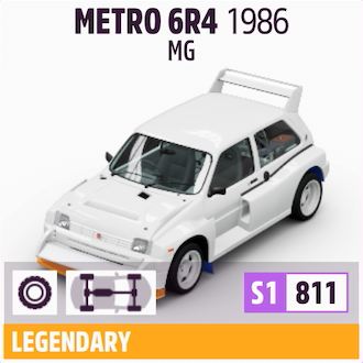1986 MG METRO 6R4