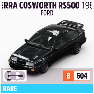 1987 FORD SIERRA COSWORTH RS500