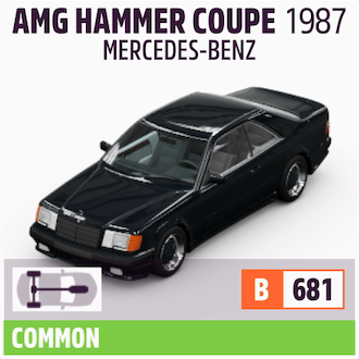 1987 MERCEDES-BENZ AMG HAMMER COUPE