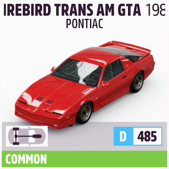 1987 PONTIAC FIREBIRD TRANS AM GTA