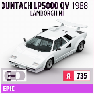 1988 LAMBORGHINI COUNTACH LP5000 QV