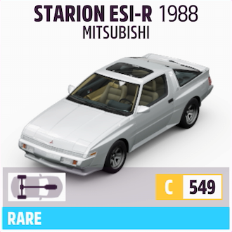 1988 MITSUBISHI STARION ESI-R