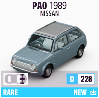 1989 NISSAN PAO