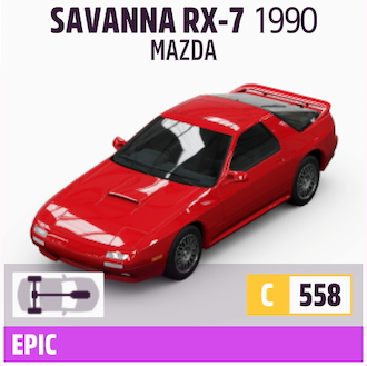 1990 MAZDA SAVANNA RX-7
