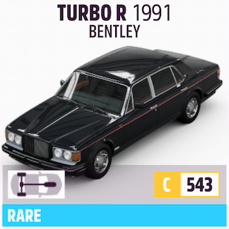 1991 BENTLEY TURBO R