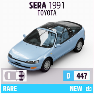 1991 TOYOTA SERA