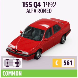 1992 ALFA ROMEO 155 Q4