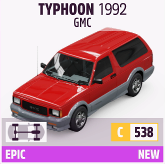 1992 GMC TYPHOON