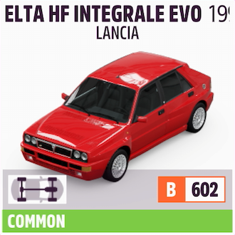 1992 LANCIA DELTA HF INTEGRALE EVO