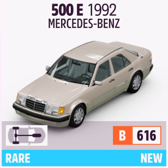 1992 MERCEDES-BENZ 500 E