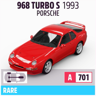 1993 PORSCHE 968 TURBO S