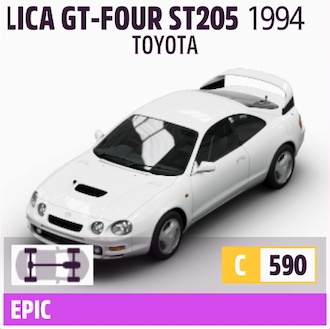 1994 TOYOTA CELICA GT-FOUR ST205