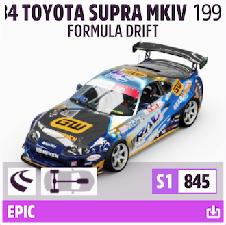 1995 FORMULA DRIFT #34 TOYOTA SUPRA MKIV