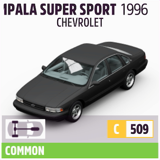 1996 CHEVROLET IMPALA SUPER SPORT