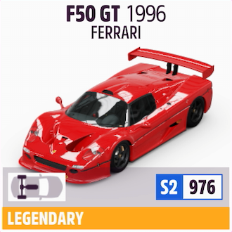 1996 FERRARI F50 GT
