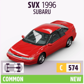 1996 SUBARU SVX