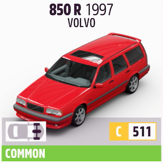 1997 VOLVO 850 R