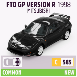 1998 MITSUBISHI FTO GP VERSION R