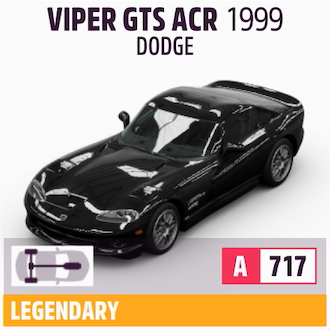 1999 DODGE VIPER GTS ACR