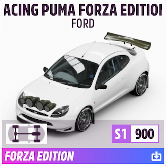 1999 FORD RACING PUMA FORZA EDITION