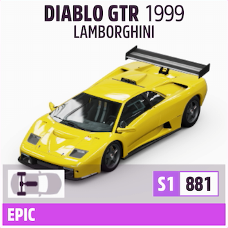 1999 LAMBORGHINI DIABLO GTR