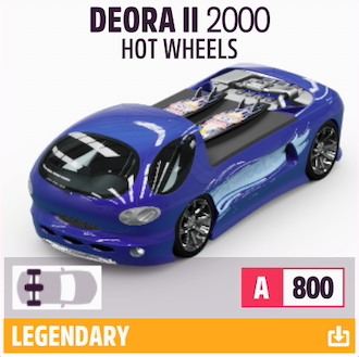 2000 HOT WHEELS DEORA II